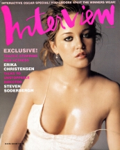 INTERVIEW magazine cover April 2001