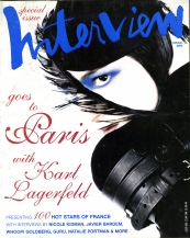 INTERVIEW magazine cover October 2001