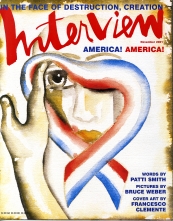 INTERVIEW magazine cover November/December 2001