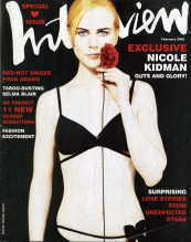 INTERVIEW magazine cover February 2002