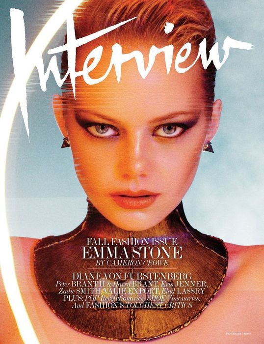 INTERVIEW magazine cover September 2012