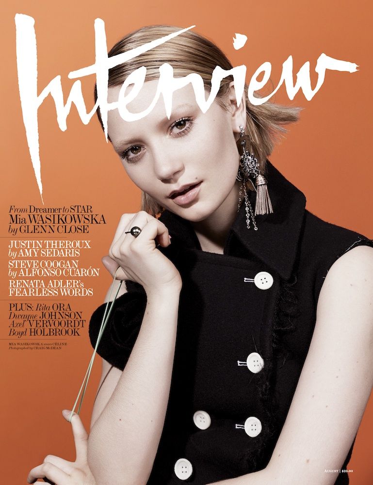 INTERVIEW magazine cover August 2014
