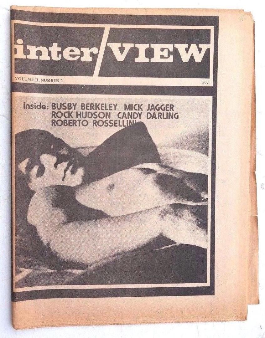INTERVIEW magazine cover Issue 14  Vol 2 # 2 October 1970