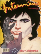 INTERVIEW magazine cover November 1985