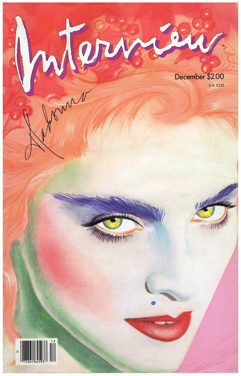 INTERVIEW magazine cover December 1985