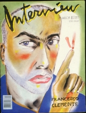 INTERVIEW magazine cover March 1988