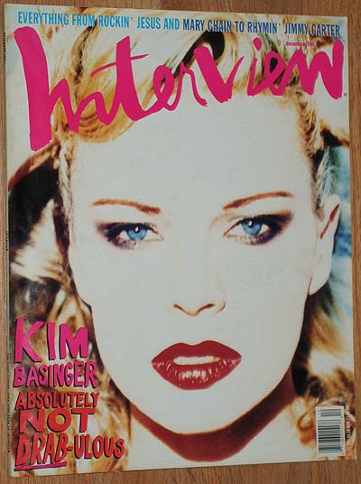 INTERVIEW magazine cover December 1994