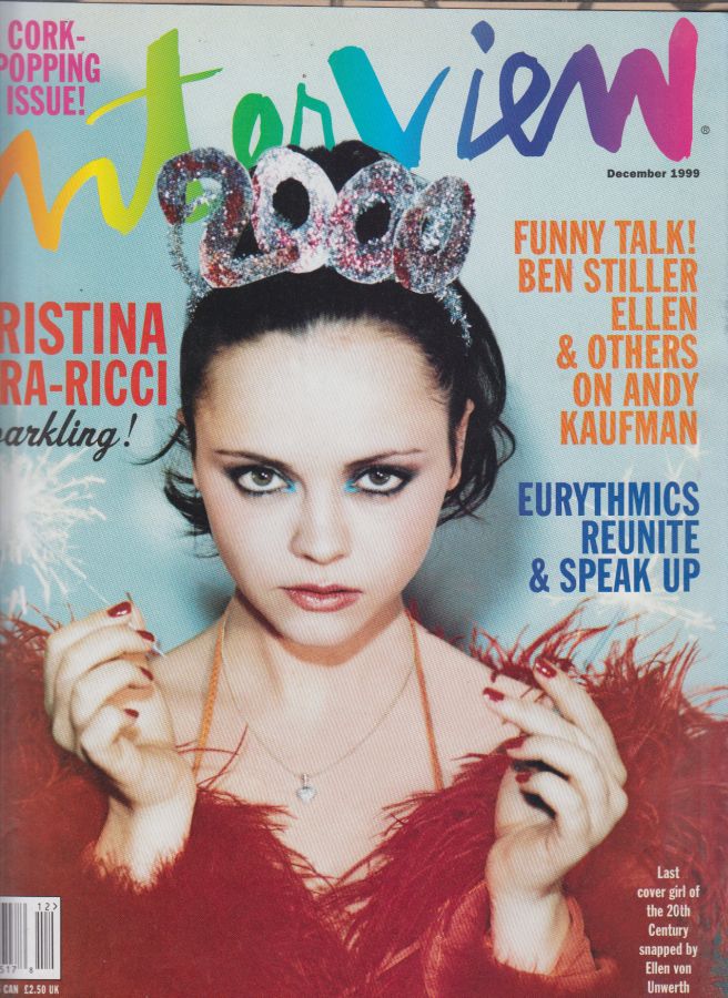 INTERVIEW magazine cover December 1999