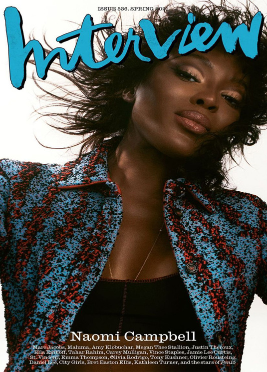 INTERVIEW magazine cover Issue 536 Spring 2021