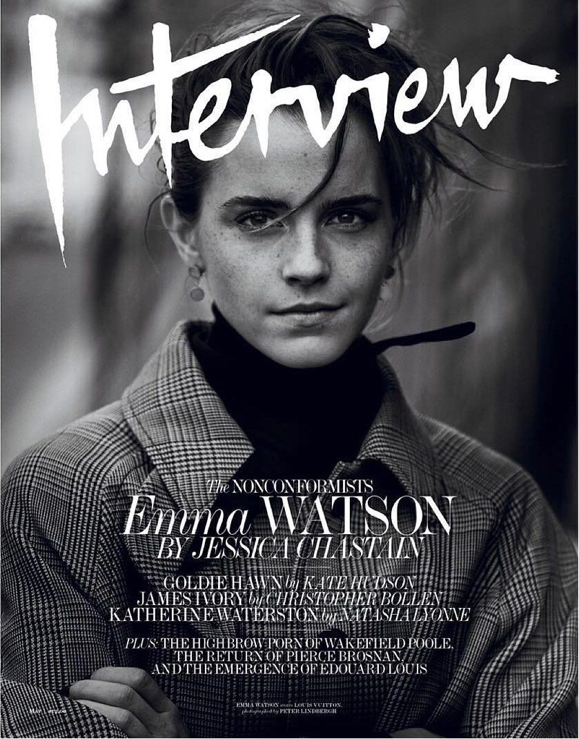 INTERVIEW magazine side cover  May 2017