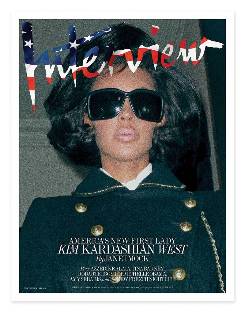 INTERVIEW magazine cover  September 2017