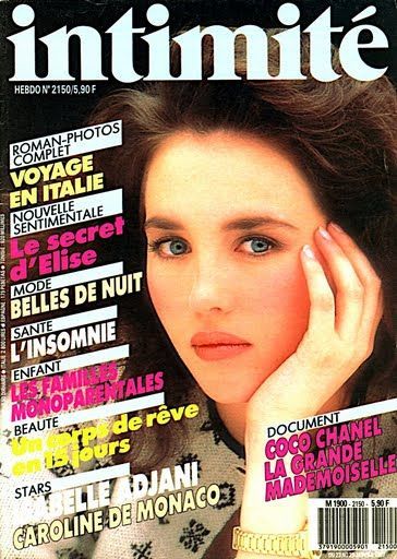 INTIMITE magazine cover 23 January 1987