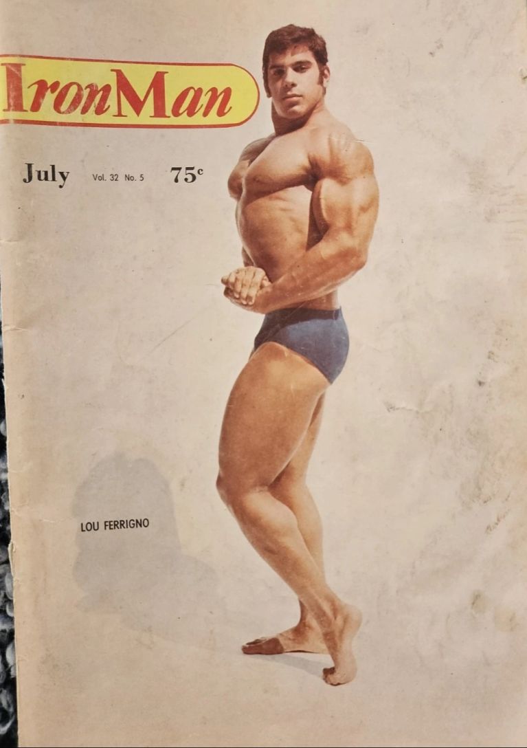 IRON MAN magazine side cover  July 1973