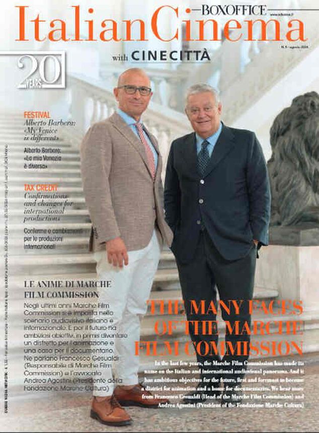 ITALIAN CINEMA magazine side cover Issue 3   2024