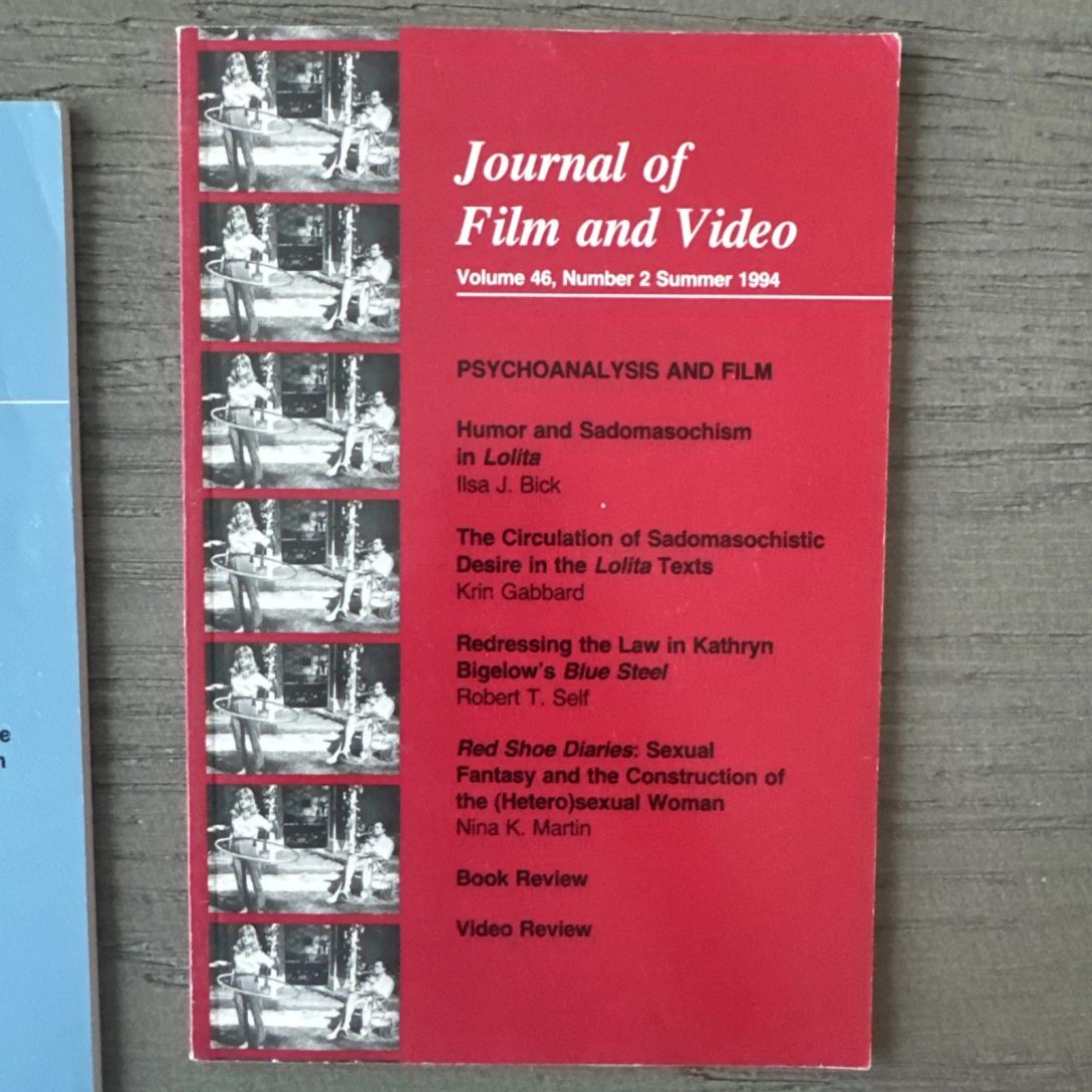 JOURNAL OF FILM AND VIDEO magazine side cover Summer 1994
