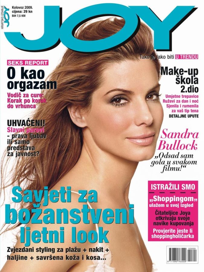 JOY CROATIA magazine side cover  August 2009