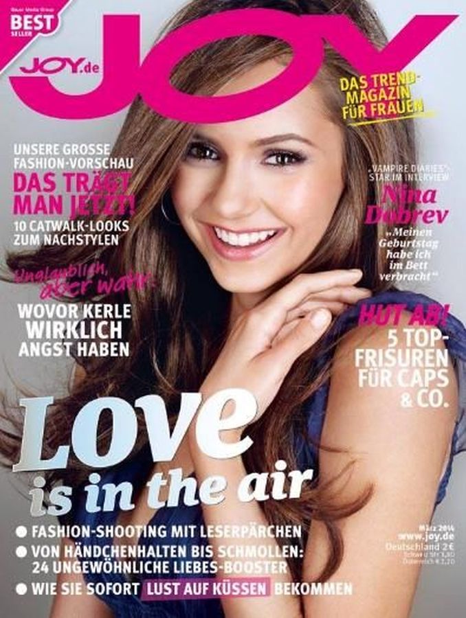 JOY GERMANY magazine cover  March 2014
