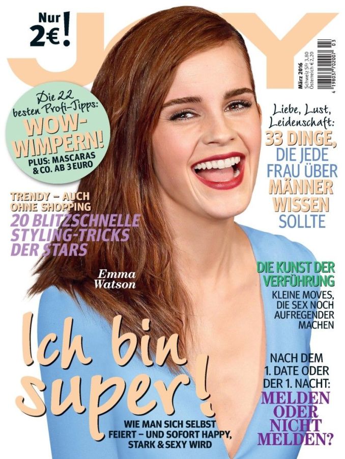 JOY GERMANY magazine cover  March 2016