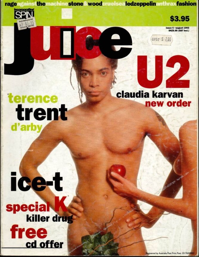 JUICE magazine side cover Issue 6  August 1993