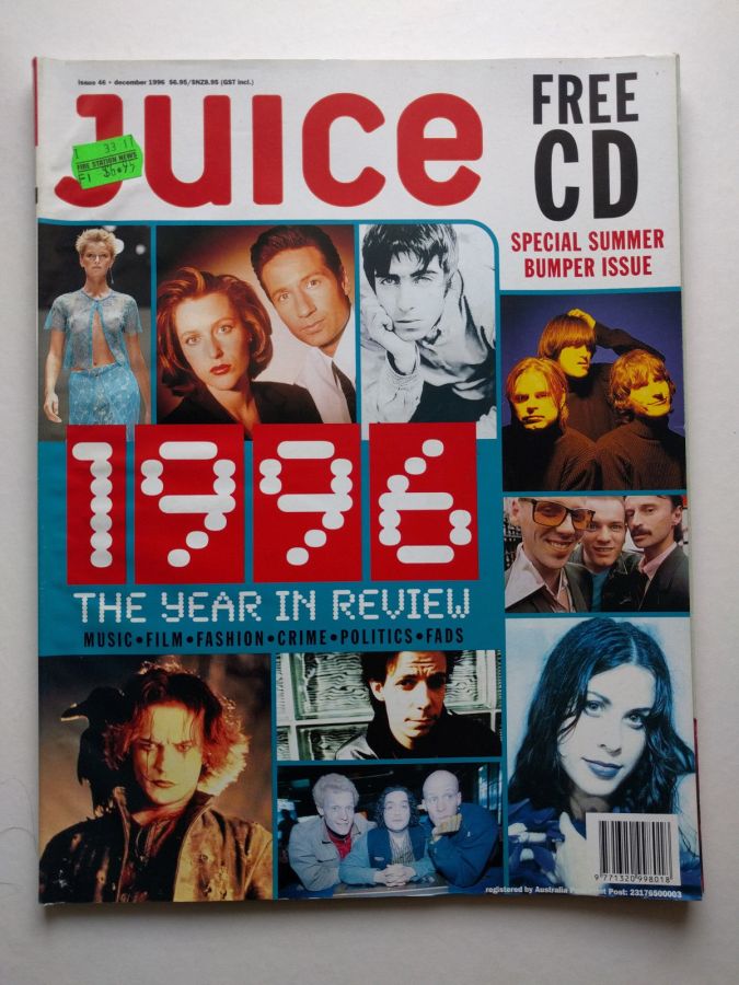 JUICE magazine side cover Issue 46  December 1996