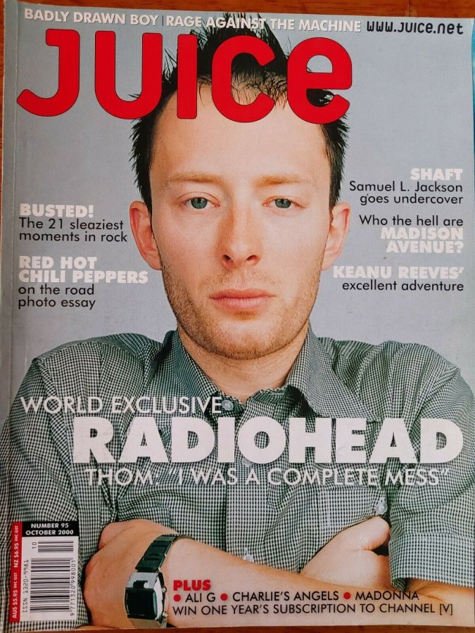 JUICE magazine cover Issue 95 October 2000
