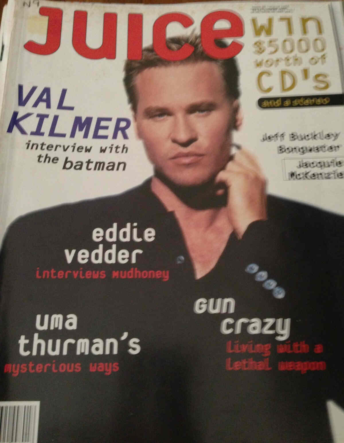 JUICE magazine cover Issue 9 November 1993