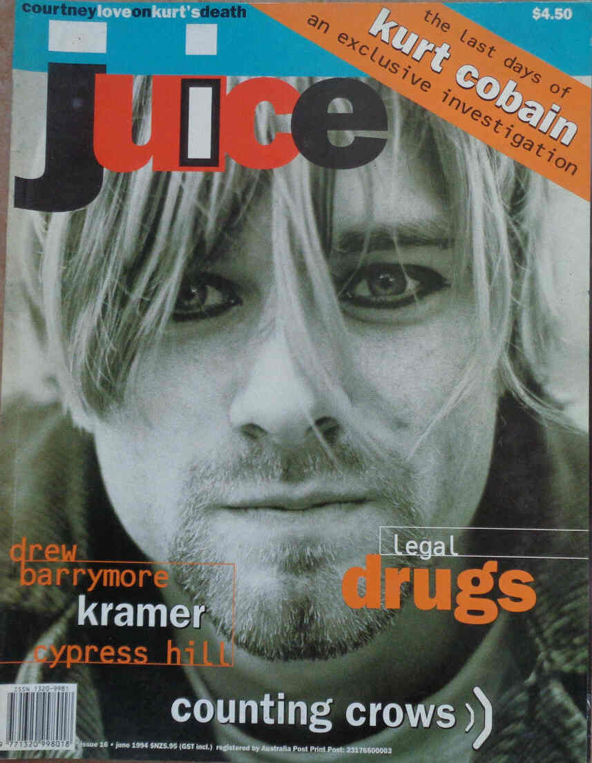 JUICE magazine cover Issue 16 June 1994