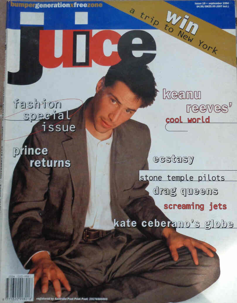 JUICE magazine cover Issue 19 September 1994