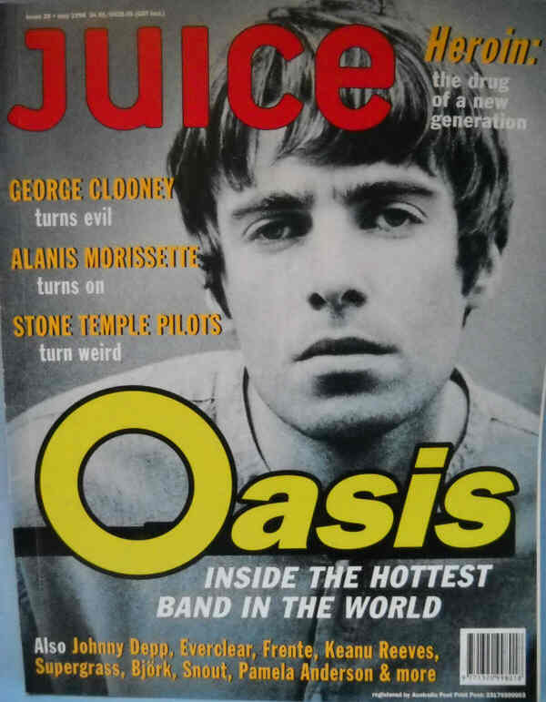 JUICE magazine side cover Issue 39 May 1996