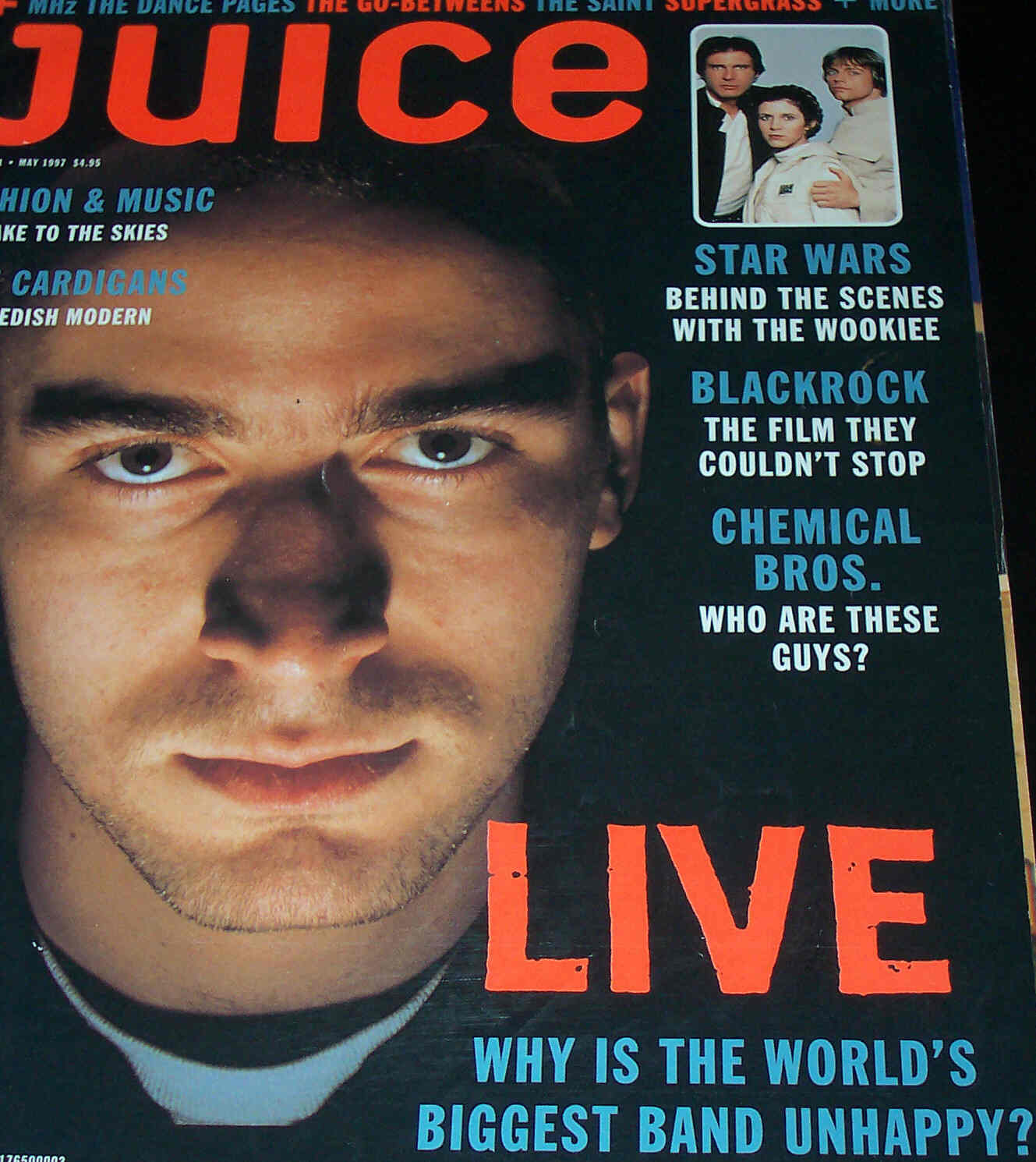 JUICE magazine side cover Issue 51 May 1997