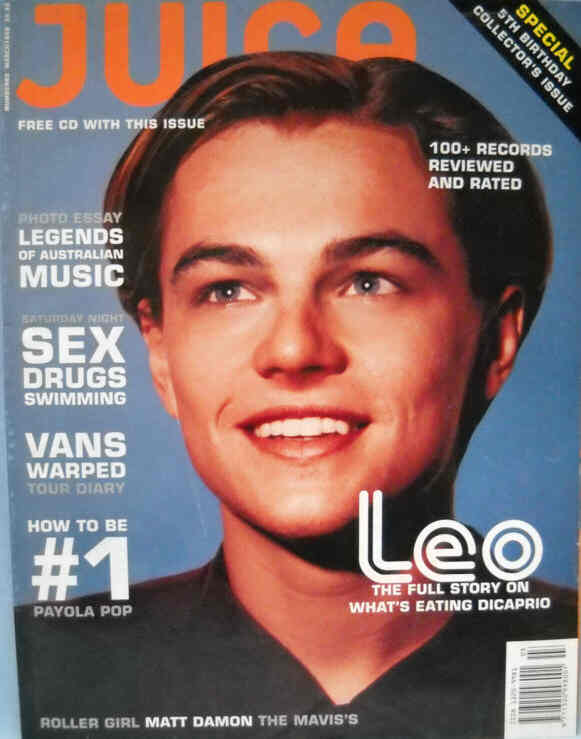 JUICE magazine side cover Issue 75 March 1999