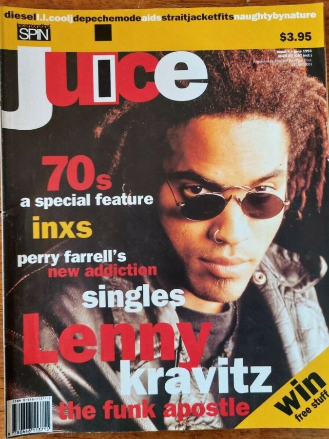 JUICE magazine cover Issue 4  June 1993