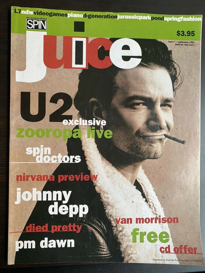 JUICE magazine cover Issue 7  September 1993