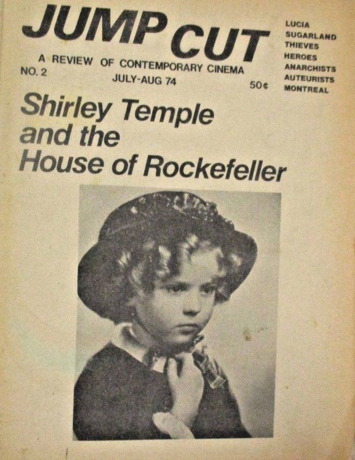 JUMP CUT magazine side cover Issue 2 July/August 1974