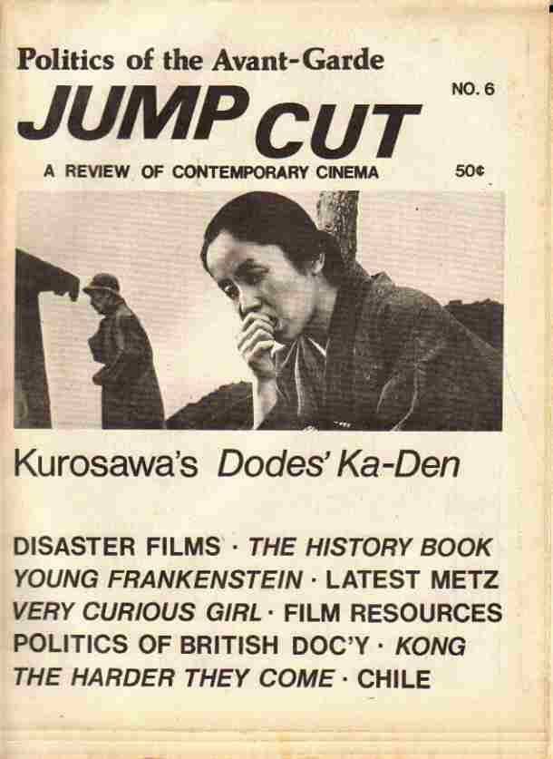 JUMP CUT magazine cover Issue 6 March/April 1975