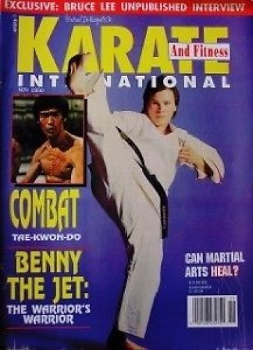 KARATE INTERNATIONAL magazine cover  November 1990