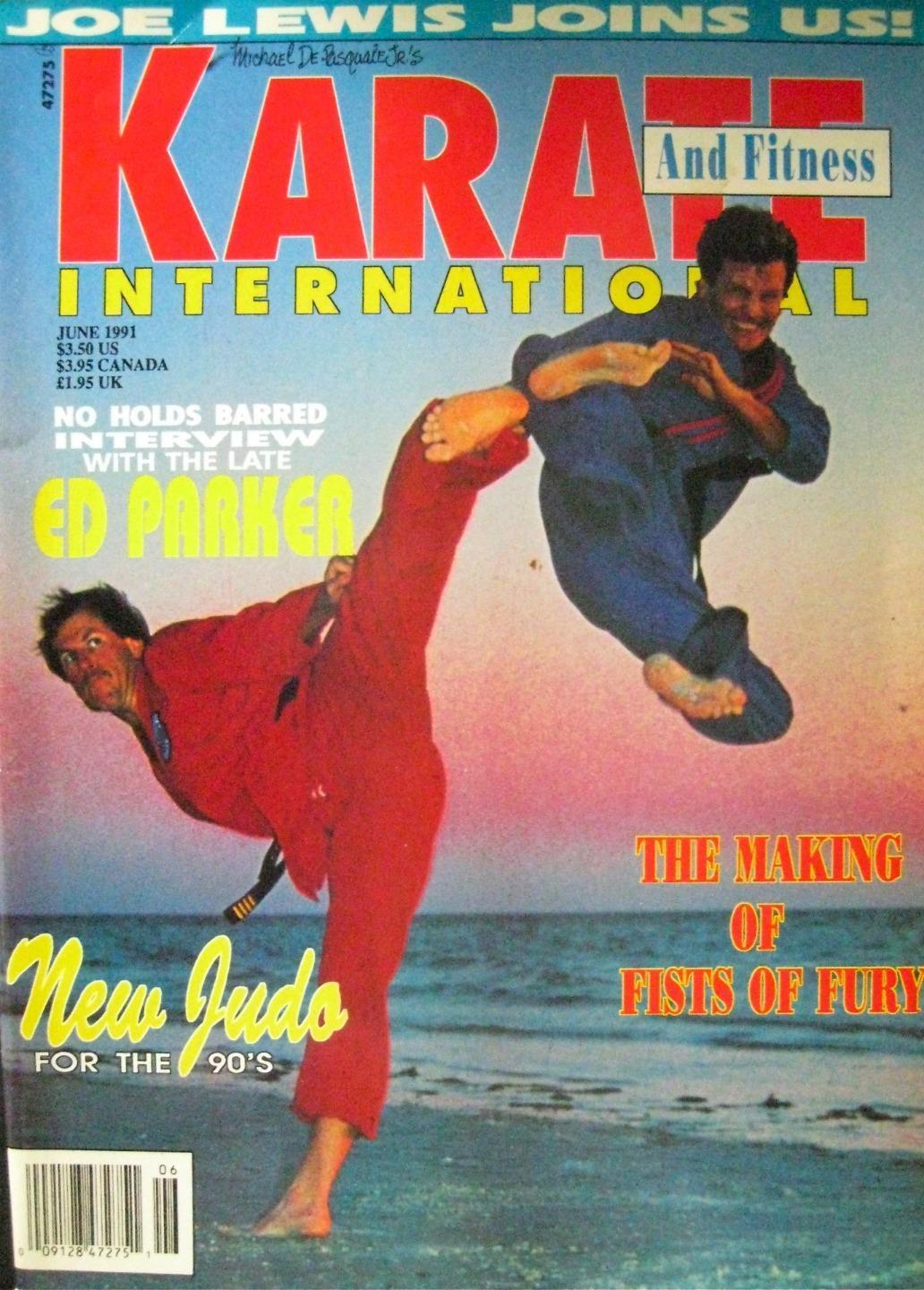 KARATE INTERNATIONAL magazine cover  June 1991