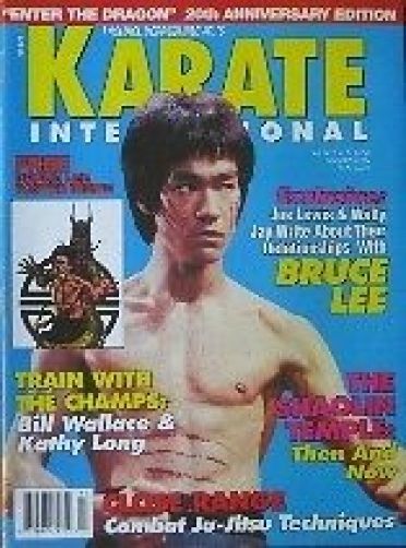 KARATE INTERNATIONAL magazine side cover  November 1993