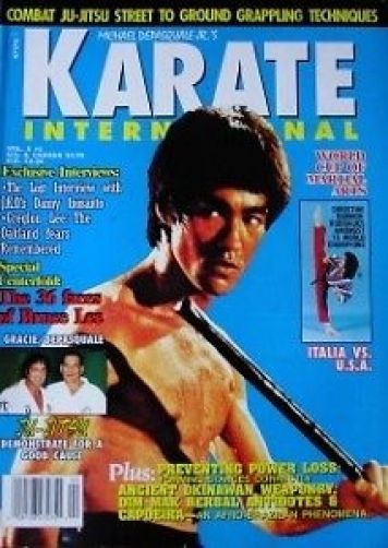 KARATE INTERNATIONAL magazine side cover  March 1995