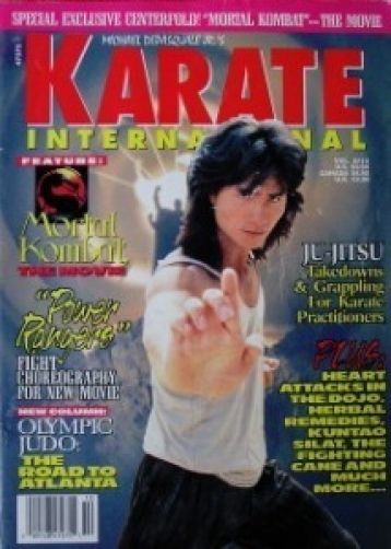 KARATE INTERNATIONAL magazine side cover  September 1995