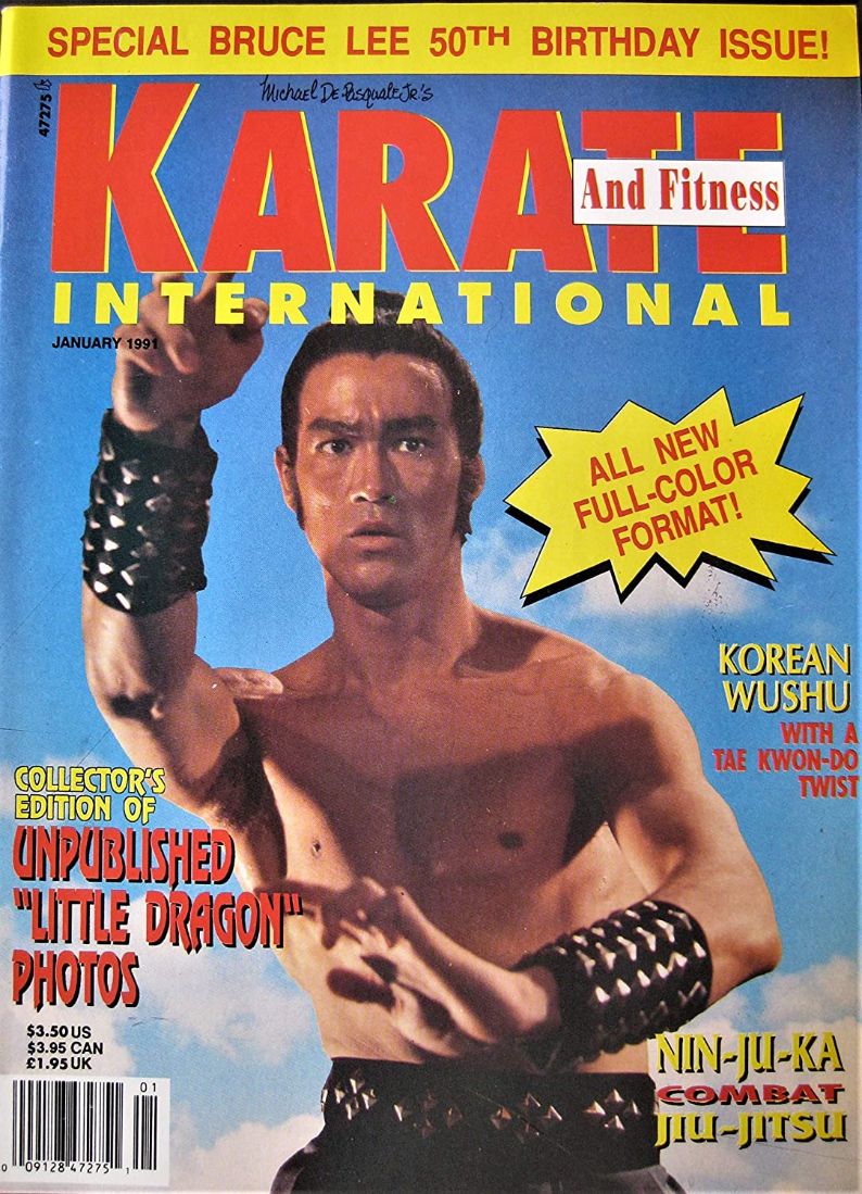 KARATE INTERNATIONAL magazine cover  January 1991