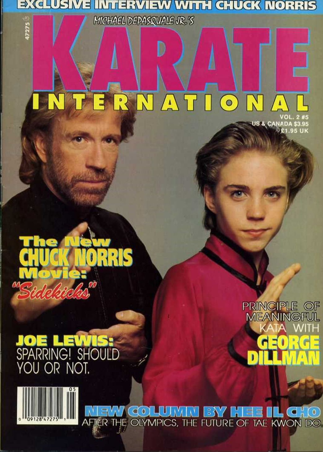 KARATE INTERNATIONAL magazine side cover  Vol 2 No  5  May 1992