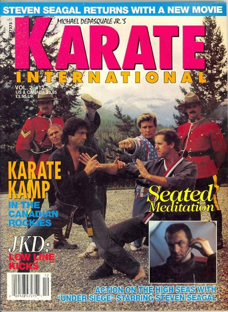 KARATE INTERNATIONAL magazine side cover  Vol 2 No  12  December 1992
