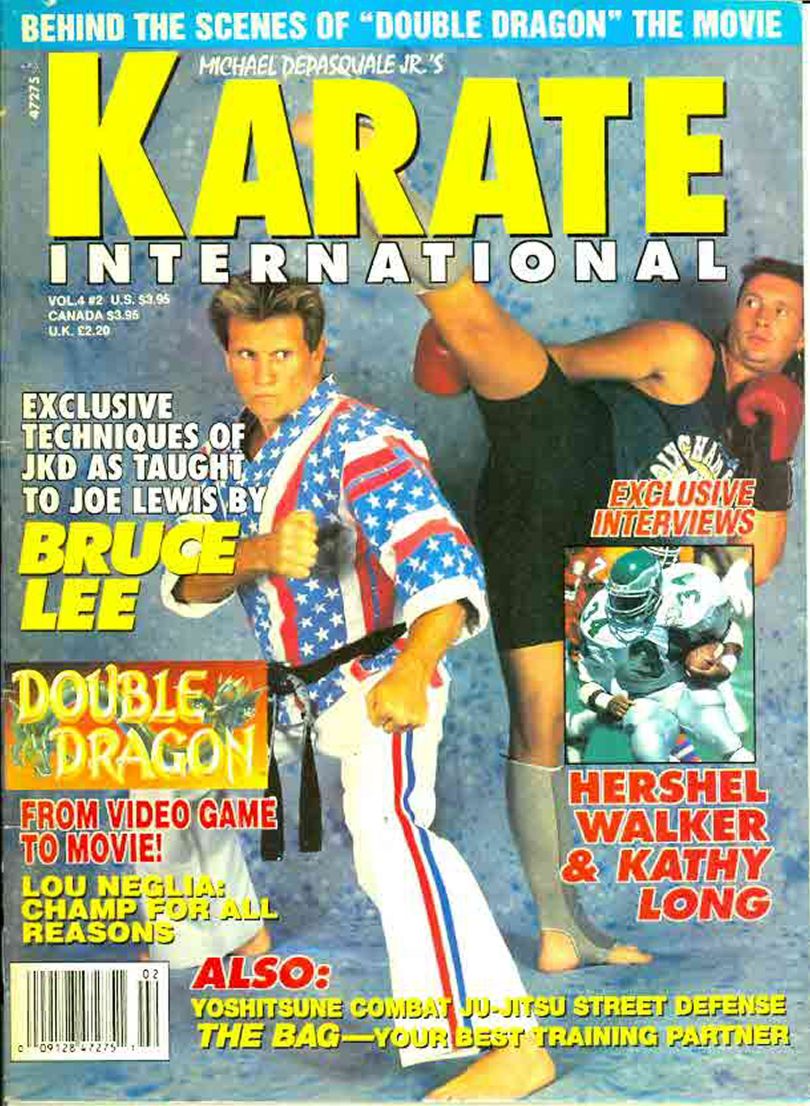 KARATE INTERNATIONAL magazine side cover  Vol 4 No  2  January 1994