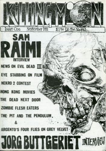 KILLING MOON magazine cover Issue 1 September 1991