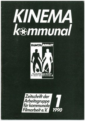 KINEMA KOMMUNAL magazine side cover Issue 1  1990