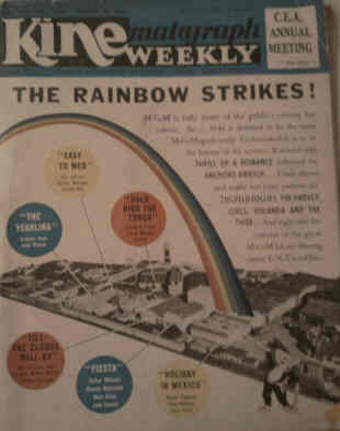 KINE WEEKLY magazine cover 14 March 1946