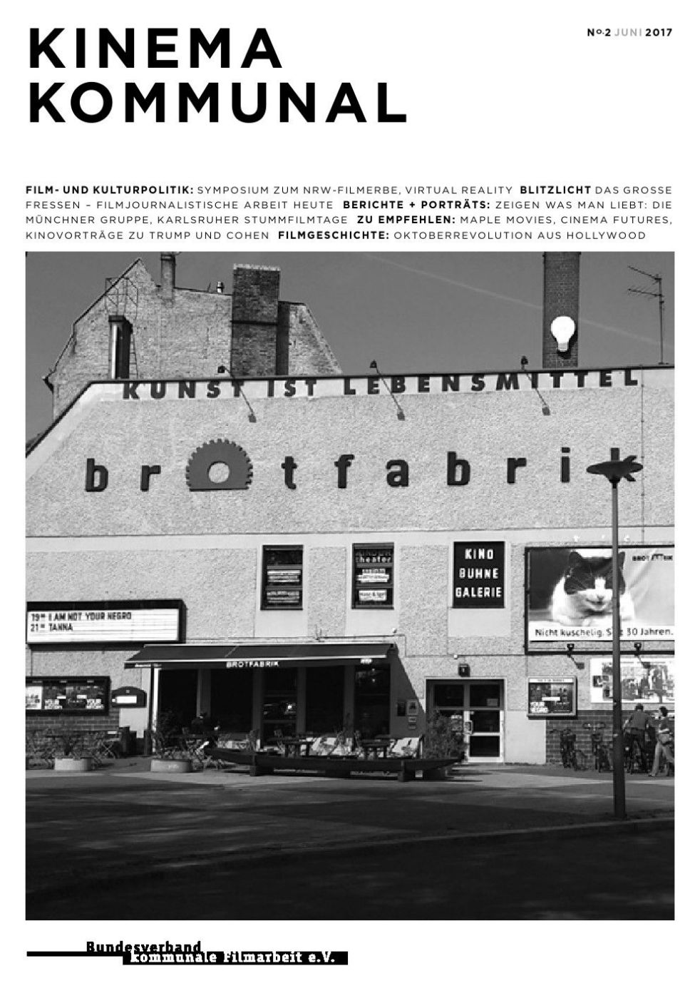 KINEMA KOMMUNAL magazine side cover Issue 2   2017