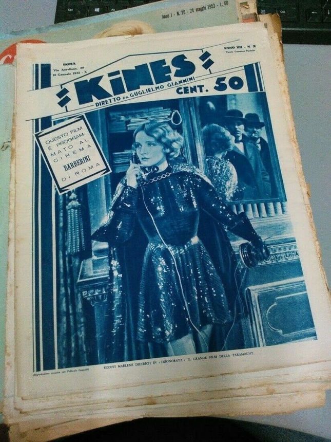 KINES magazine side cover Issue 2 10 January 1932