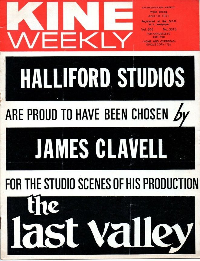 KINE WEEKLY magazine cover 10 April 1971